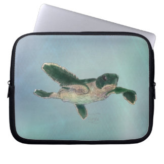 Baby Sea Turtle Laptop Sleeve