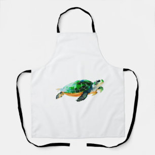 Baby Sea Turtle Moving Toward the Sea Apron