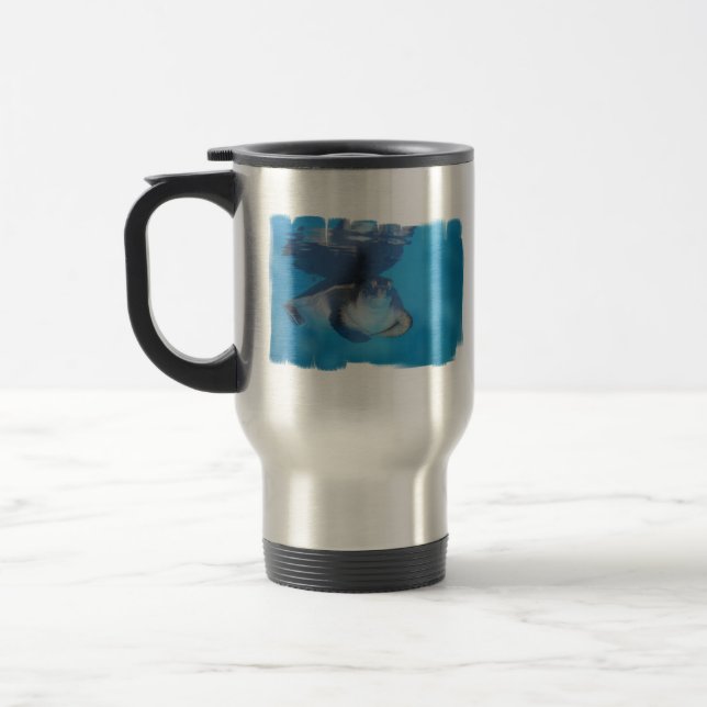 Baby Sea Turtle Travel Mug (Left)