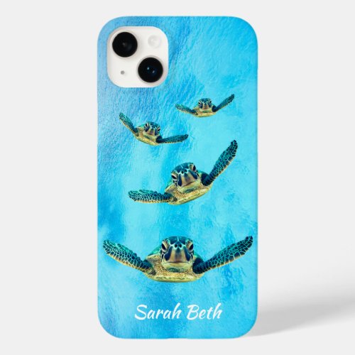 Baby Sea Turtles Swimming Case_Mate iPhone 14 Plus Case
