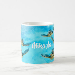 Baby Sea Turtles Swimming Coffee Mug