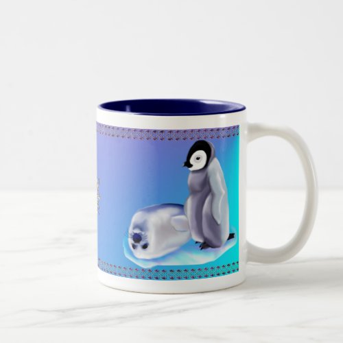 Baby Seal and Baby Penquin cups