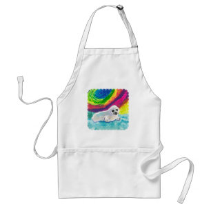 Baby Seal "Art by Kids" Adult Apron