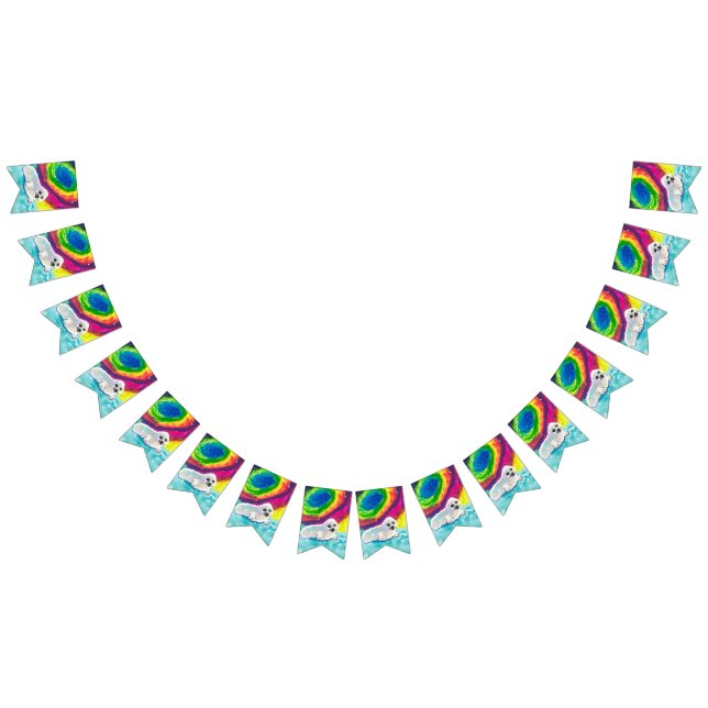 Baby Seal "Art by Kids" Bunting Flags (All)