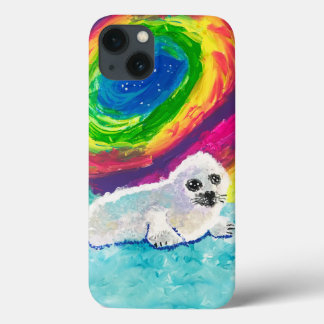 Baby Seal "Art by Kids" iPhone 13 Case