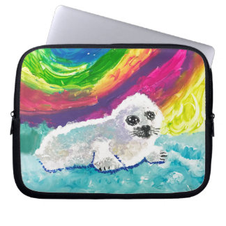Baby Seal "Art by Kids" Laptop Sleeve