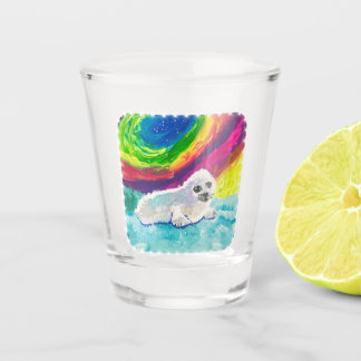 Baby Seal "Art by Kids" Shot Glass
