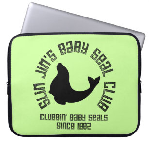 Baby Seal Clubber Laptop Sleeve