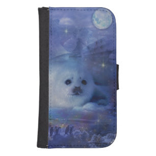 Baby Seal on Ice - Beautiful Seascape Phone Wallet