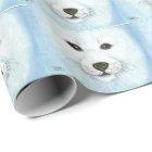 Playful Seals Marine Blue Wrapping Paper | Zazzle.com