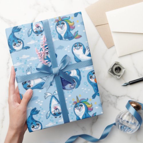 Baby Seals Wrapping Paper