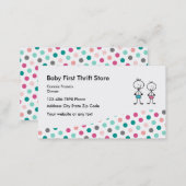 Baby Second Hand Store Business Card (Front/Back)