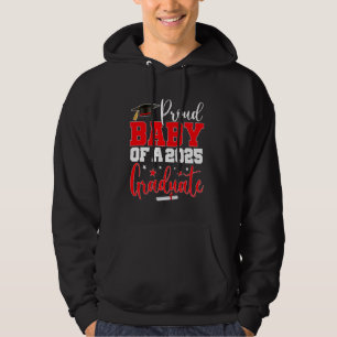Baby Senior 2025 Proud Baby Of A Class Of 2025 Gra Hoodie