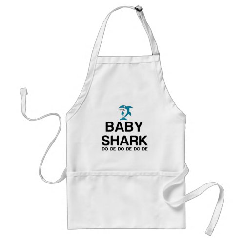 BABY SHARK ADULT APRON