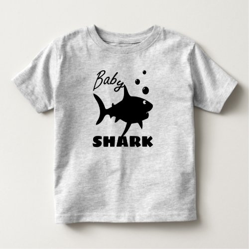 Baby Shark and Bubbles 2T 3T 4T 5T Boys Girls Toddler T_shirt