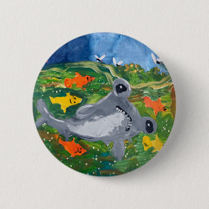 Baby Shark "Art by Kids" Button