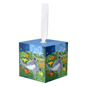 Baby Shark "Art by Kids" Cube Ornament