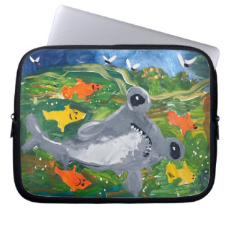 Baby Shark "Art by Kids" Laptop Sleeve