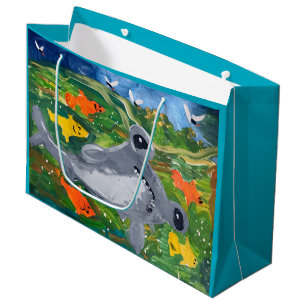 Baby Shark "Art by Kids" Large Gift Bag