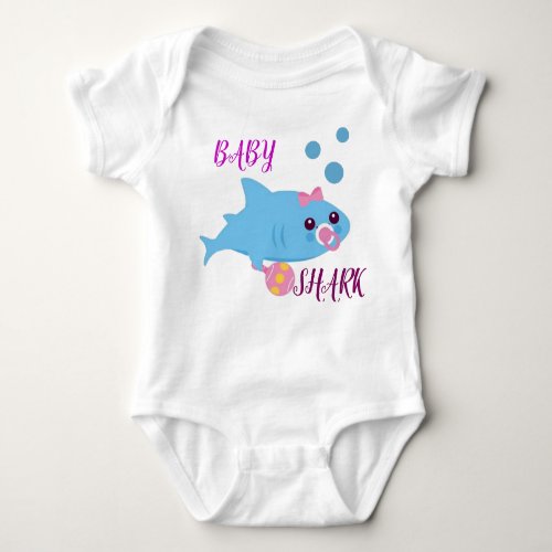 Baby Shark Baby Bodysuit