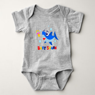 Baby Shark Baby Football Bodysuit