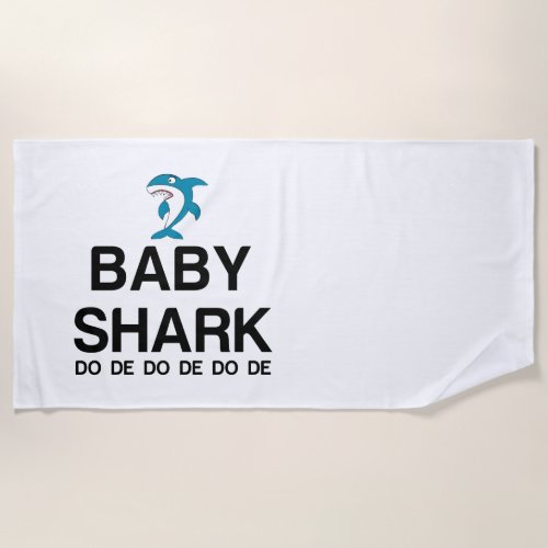 BABY SHARK BEACH TOWEL