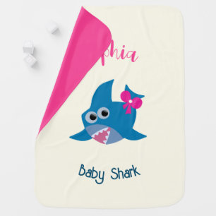 Baby shark blanket