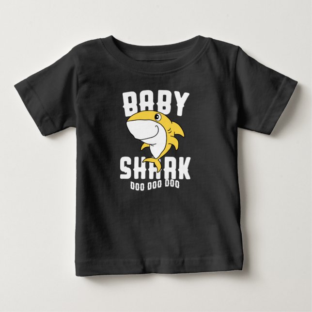 Baby Shark Boys Girls Birthday Halloween Christmas T-Shirt (Front)