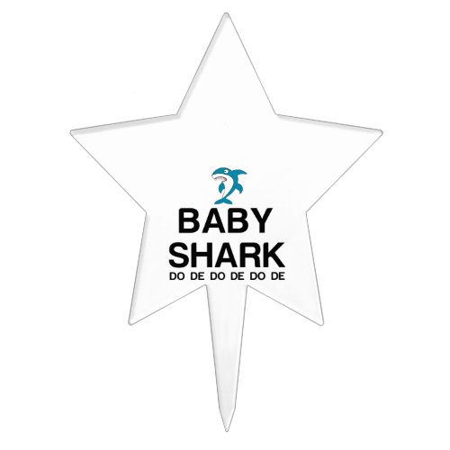 BABY SHARK CAKE TOPPER