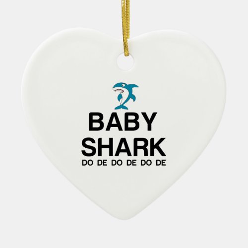 BABY SHARK CERAMIC ORNAMENT