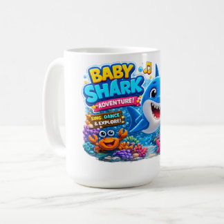 baby shark coffee mug