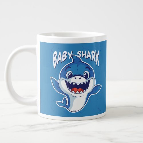Baby Shark Design Giant Coffee Mug