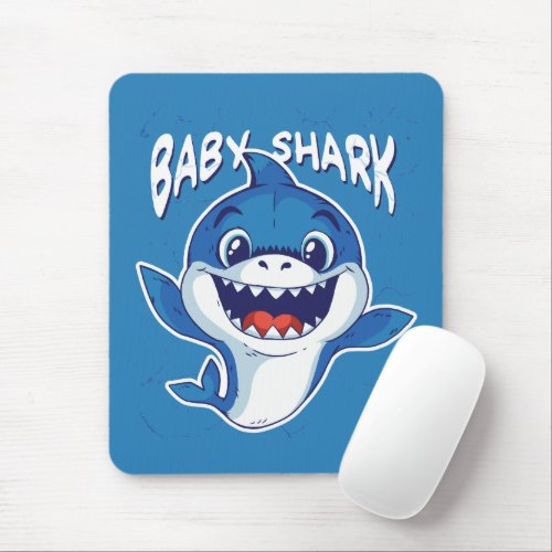 Baby Shark Design Mouse Pad