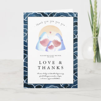 Baby Shark Doo | Baby Shower Thank You Card