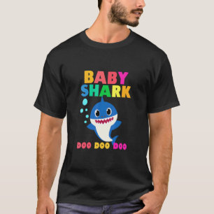 Baby Shark Doo Doo Baby Mommy Daddy Kids T-Shirt