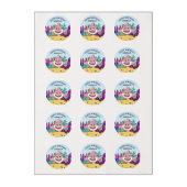 Baby Shark Girl's Birthday Cupcake Edible Frosting Rounds (Sheet)