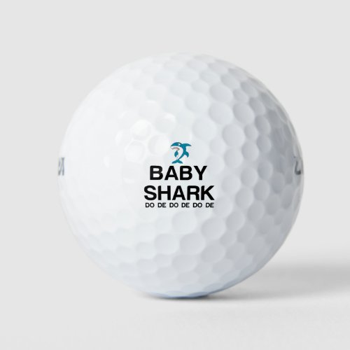 BABY SHARK GOLF BALLS