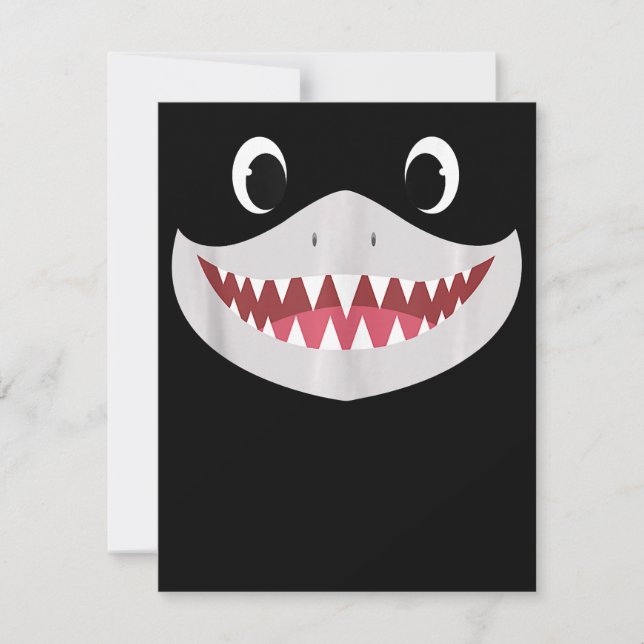 Baby Shark Halloween - Cute Shark Gifts Invitation (Front)