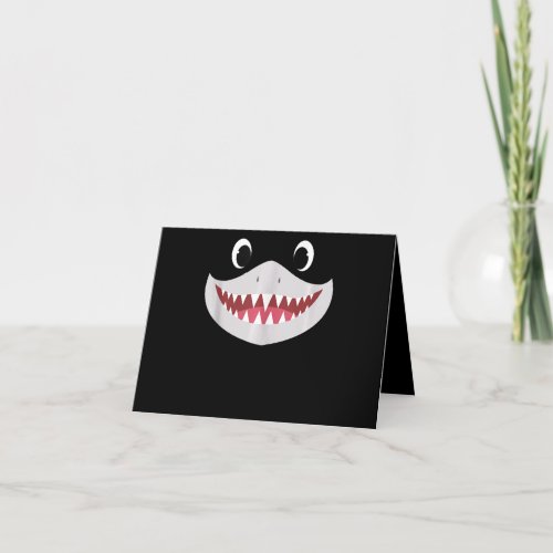 Baby Shark Halloween _ Cute Shark Gifts Thank You Card