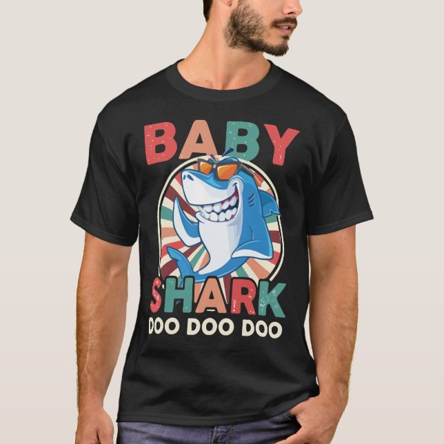 Baby Shark Men T-shirt, Funny Baby Shark Essential T-Shirt (Front)