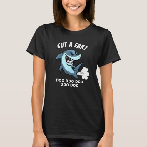 Baby Shark Parody  Farting Gag Joke For Men And Wo T_Shirt