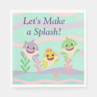 Baby Shark Party Napkins