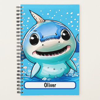 Baby Shark Planner With Customizable Nametag