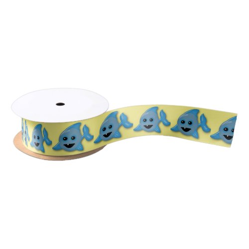 Baby Shark Satin Ribbon