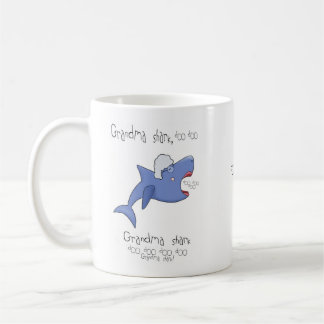 Baby shark song, Grandma shark gift mug, funny Coffee Mug