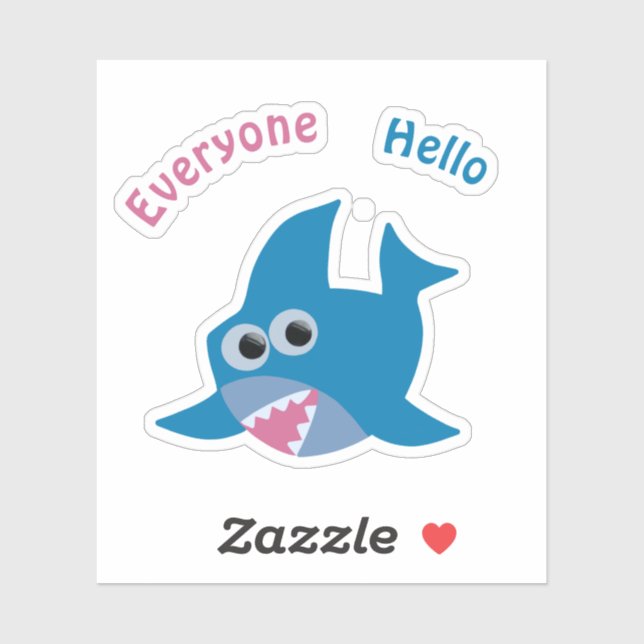 Baby shark sticker (Sheet)