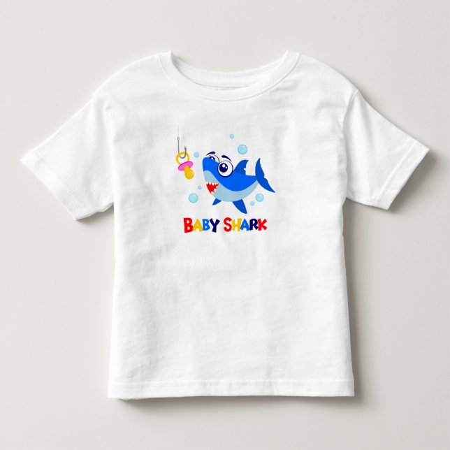 Baby Shark Toddler Fleece Sweatshirt Toddler T-shirt (Front)