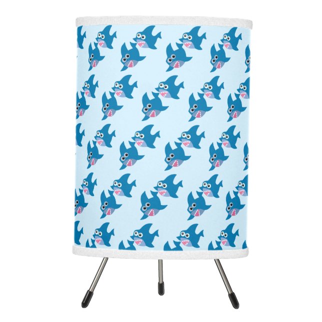 Baby shark tripod lamp (Front)