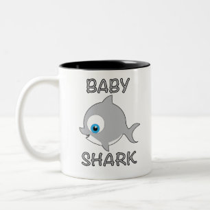 BABY SHARK Two-Tone COFFEE MUG