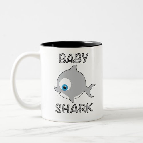 BABY SHARK Two_Tone COFFEE MUG